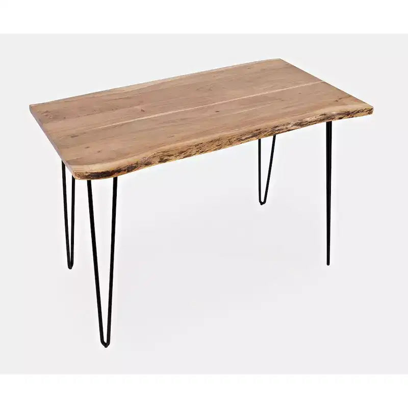 Table de salle à manger en acacia massif de 52 po à hauteur de comptoir
