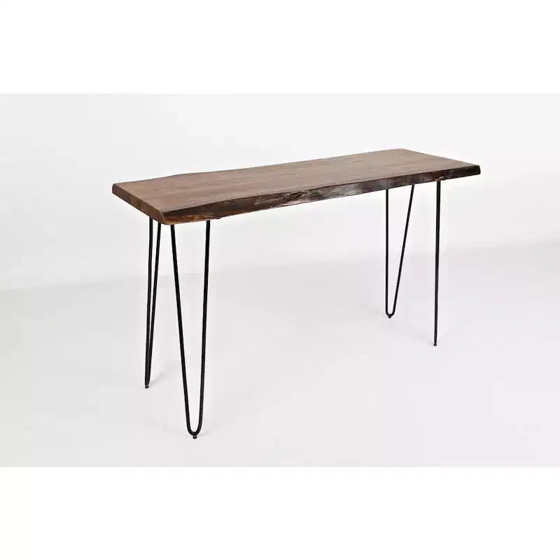 Table de canapé en acacia massif de 50'' - Couleur grise