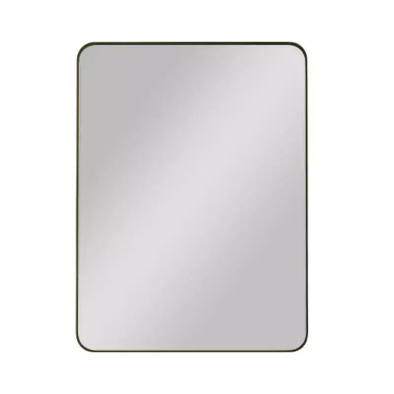 Miroir Mural 30x40 Pouces Noir Rectangulaire Cadre Métallique Miroir de Maquillage Miroir de Coiffeuse, pour Salle de Bain, Salon, Décoration Murale de Chambre à Coucher