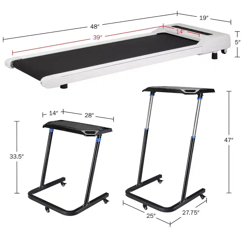 Tapis de marche et bureau debout