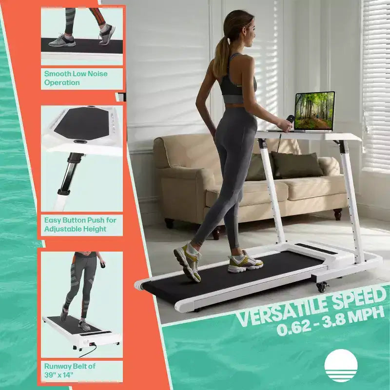 Tapis de marche et bureau debout