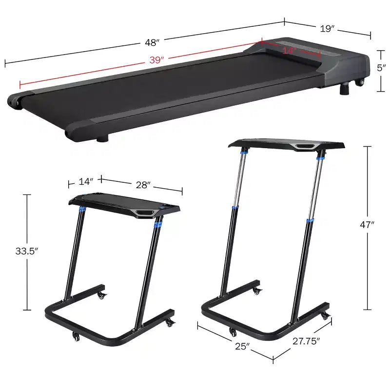 Tapis de marche et bureau debout