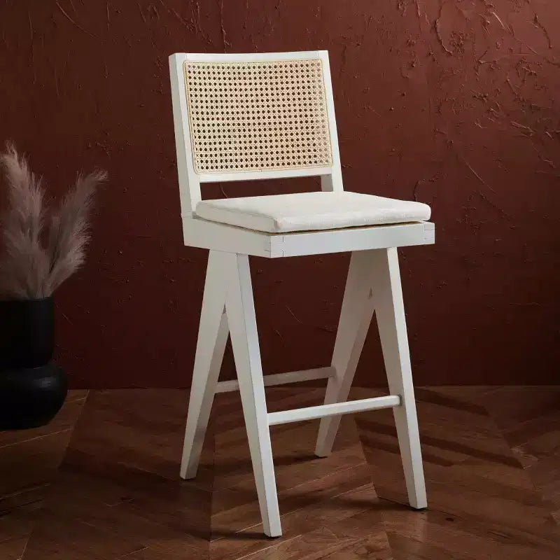 Tabouret de bar en rotin