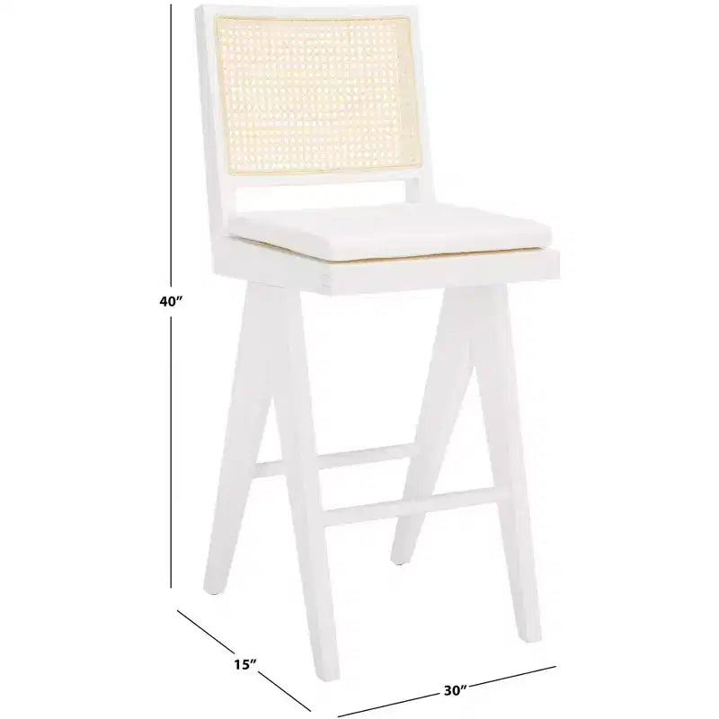 Tabouret de bar en rotin