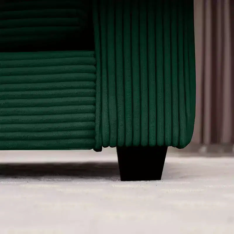 Canapé simple moderne en velours côtelé 45, fauteuil club avec oreiller