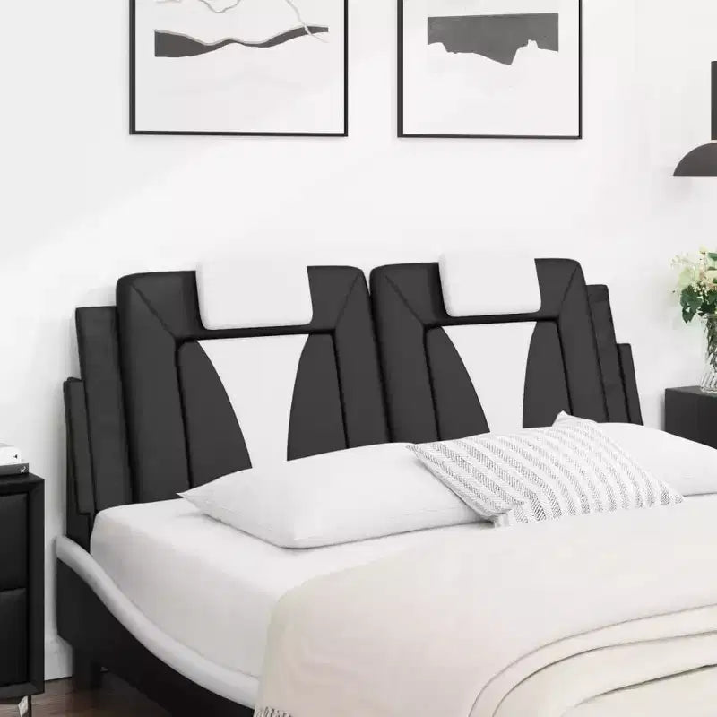 Coussin de tête de lit suspendu Rembourré Oreiller Dossier Chambre Faux Cuir