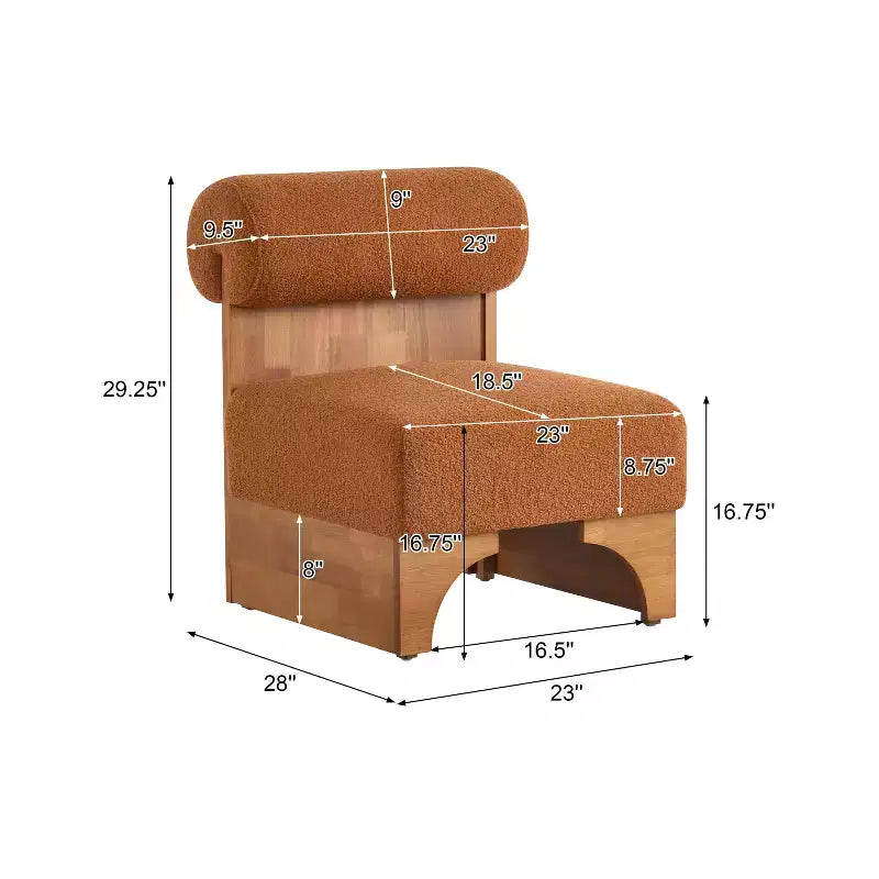 Fauteuil lounge Boucle moderne