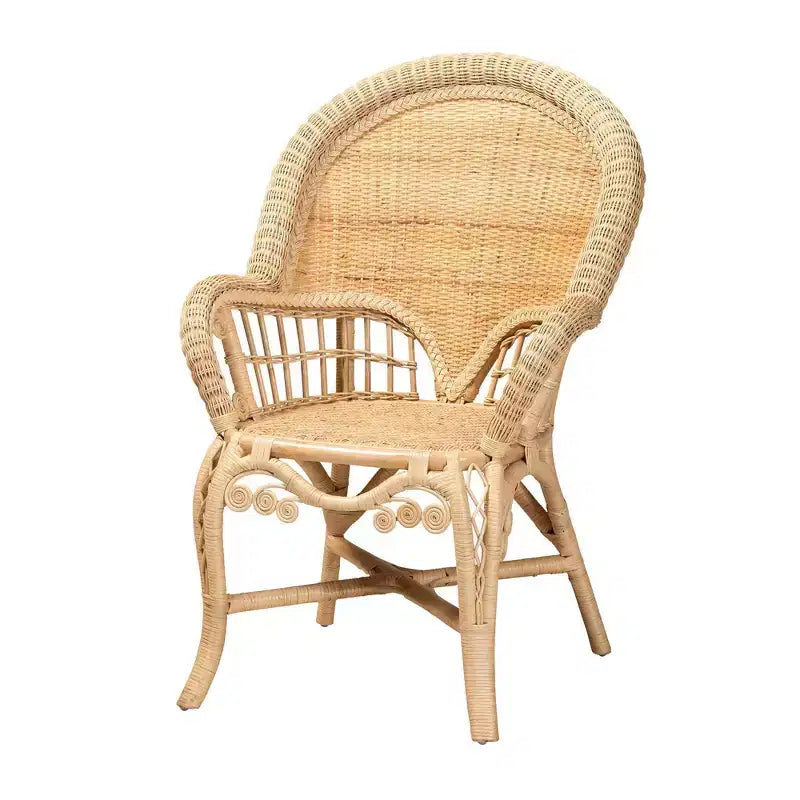 Fauteuil en rotin : Fait à la main, aucun assemblage requis