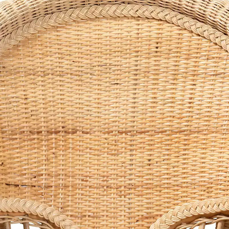 Fauteuil en rotin : Fait à la main, aucun assemblage requis
